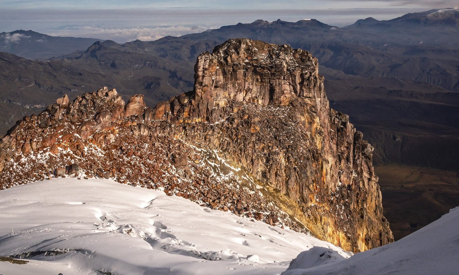 Paisaje de la expedición al Nevado del Tolima